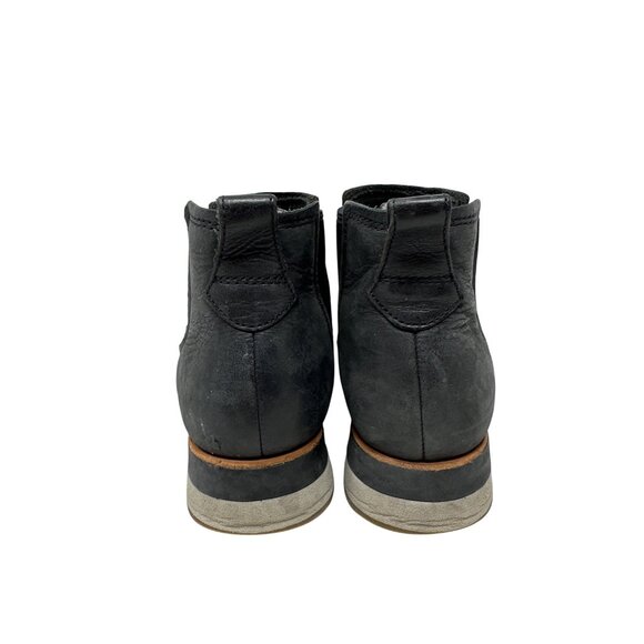 Merrell Roam Leather Chelsea Ankle Boots With Elastic Panels & Rubber Sole Sz 6 - Picture 3 of 13